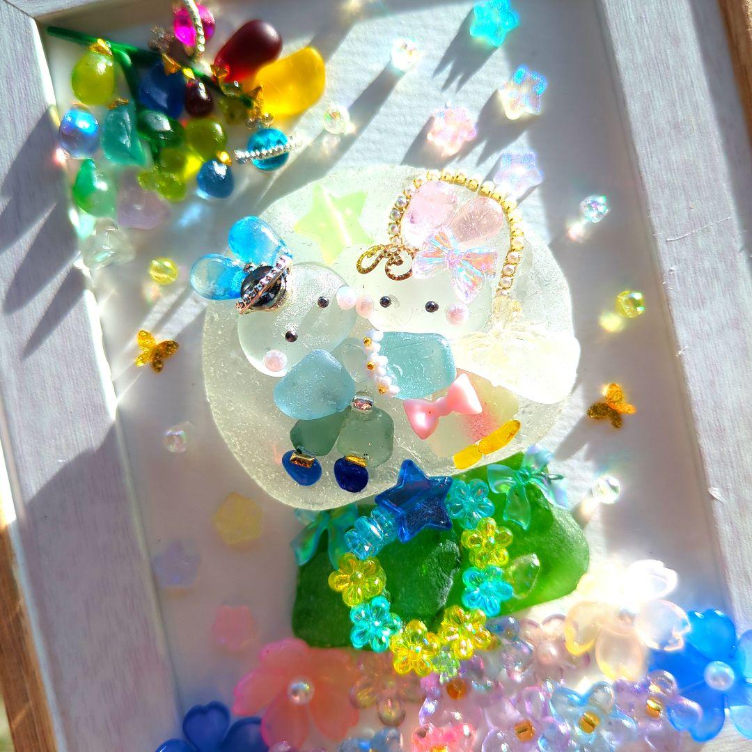 シーグラスアート　 七夕ドーム☆ 他2点　たかりん様おまとめ　お取り置き