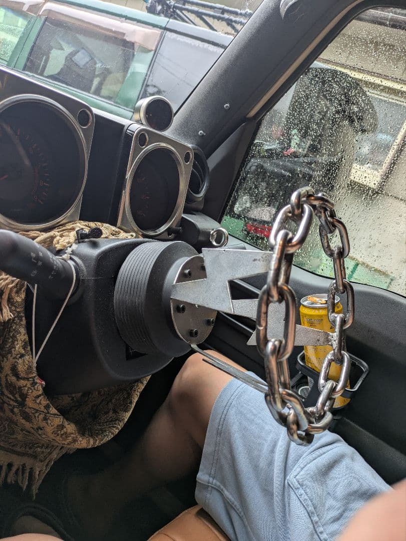 チェーンステアリング8インチカミナリマッドマックスローライダー