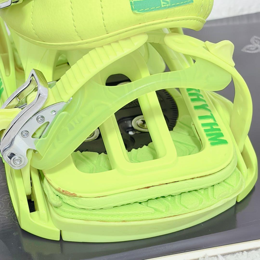 SALOMON サロモン スノーボード ビンディング付 グリーン×ブラック