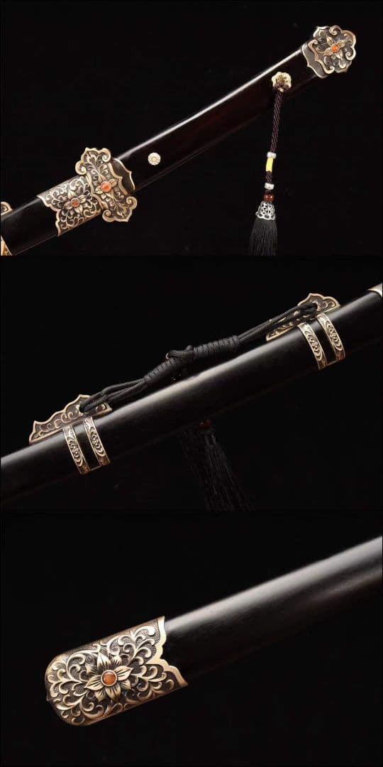 【唐刀】百花唐刀 古兵器 武具　刀装具　日本刀　模造刀 居合刀