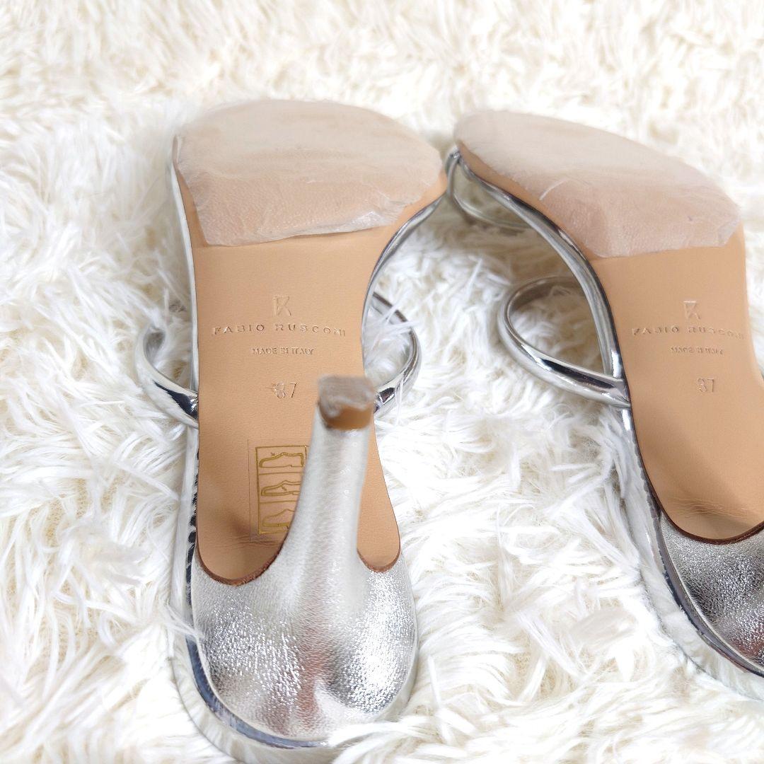 【新品】【FABIO RUSCONI】ファビオルスコーニ ミュール シルバー