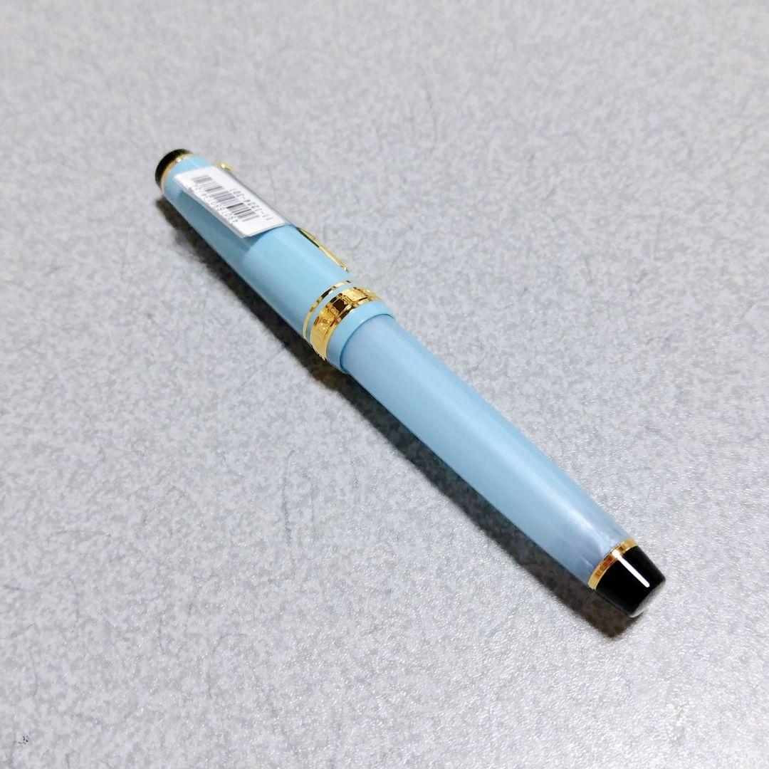 セーラー万年筆 ブルー インク色 ブラック 中細 11-1224-301