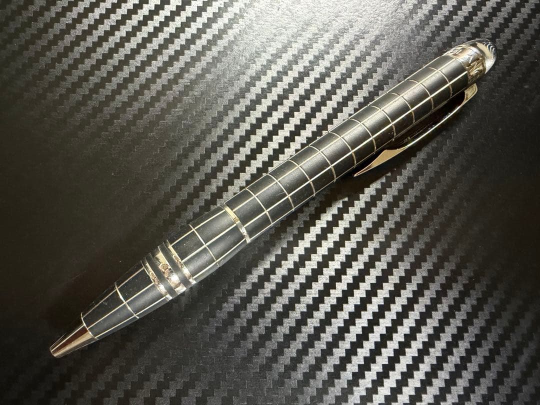 美品 モンブラン スターウォーカー メタルラバー ボールペン
