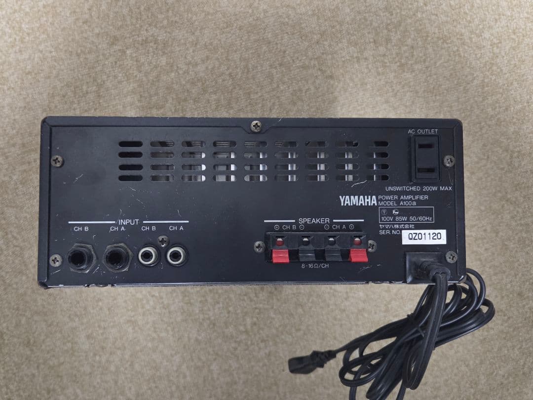 【希少】YAMAHA A100a パワーアンプ