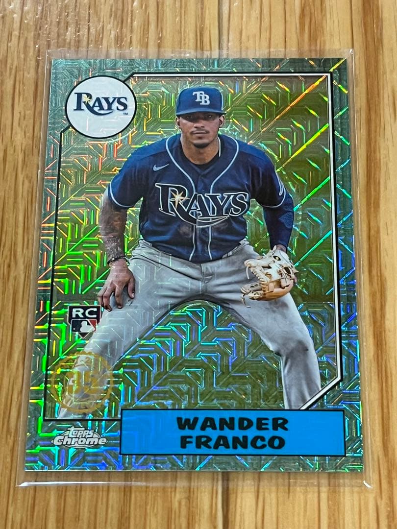 スポーツ選手 2022 Topps Green Ref 99 Wander Franco RC