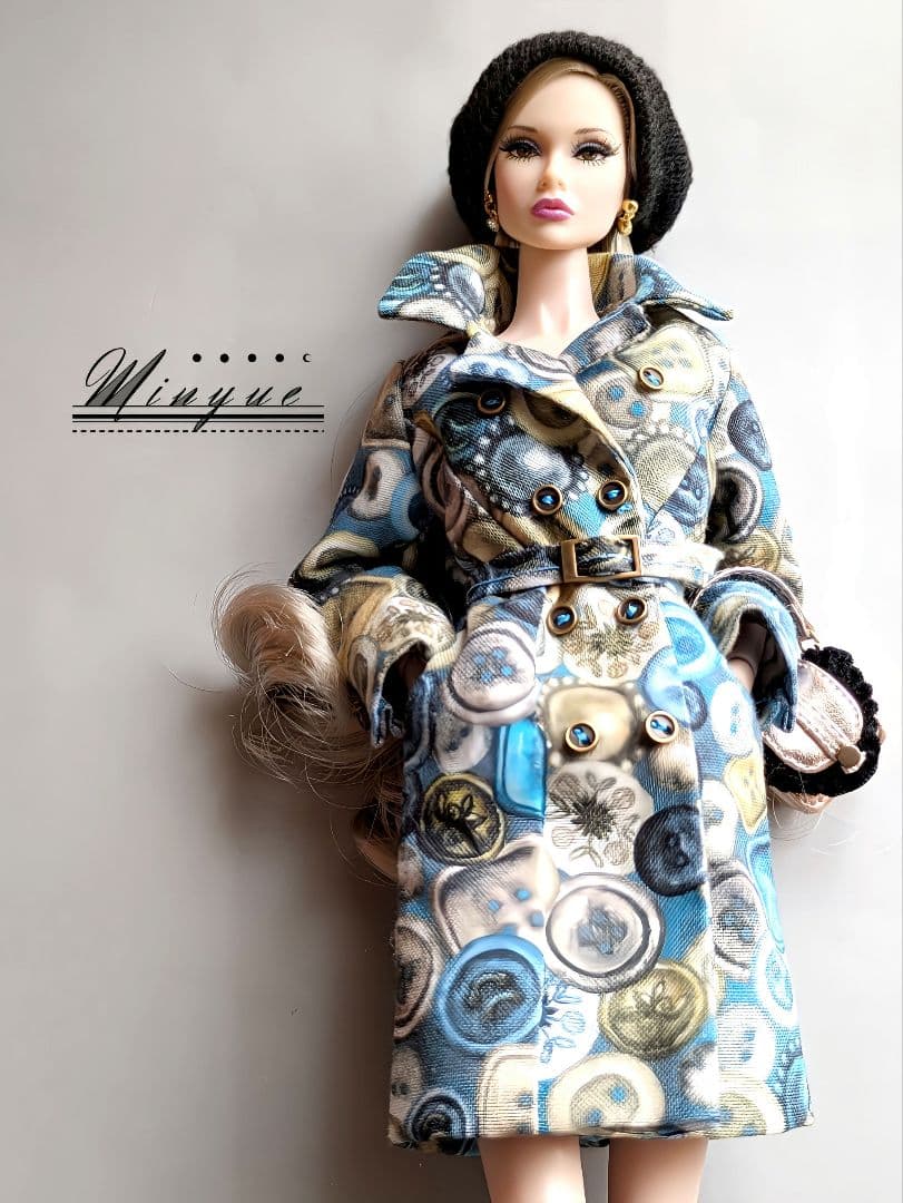 ポピーパーカー ボタン柄コートセット