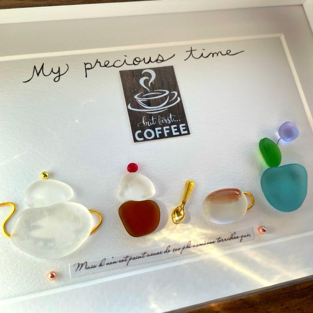 3点モリゾウ様♡ シーグラスアート