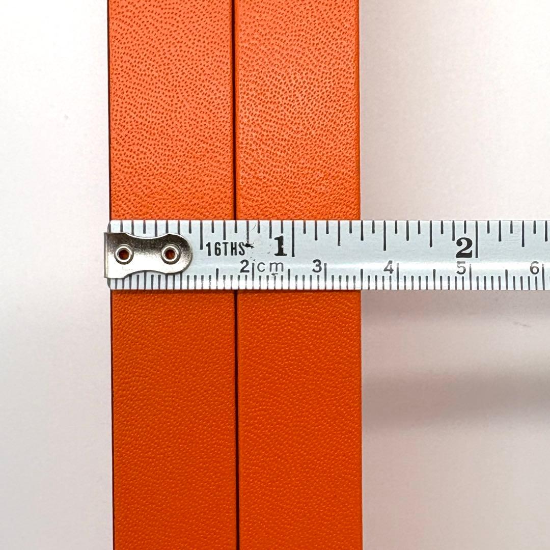 HERMES 空箱のみ ギフトBOX オレンジ 袋付き ショッパー 長方形