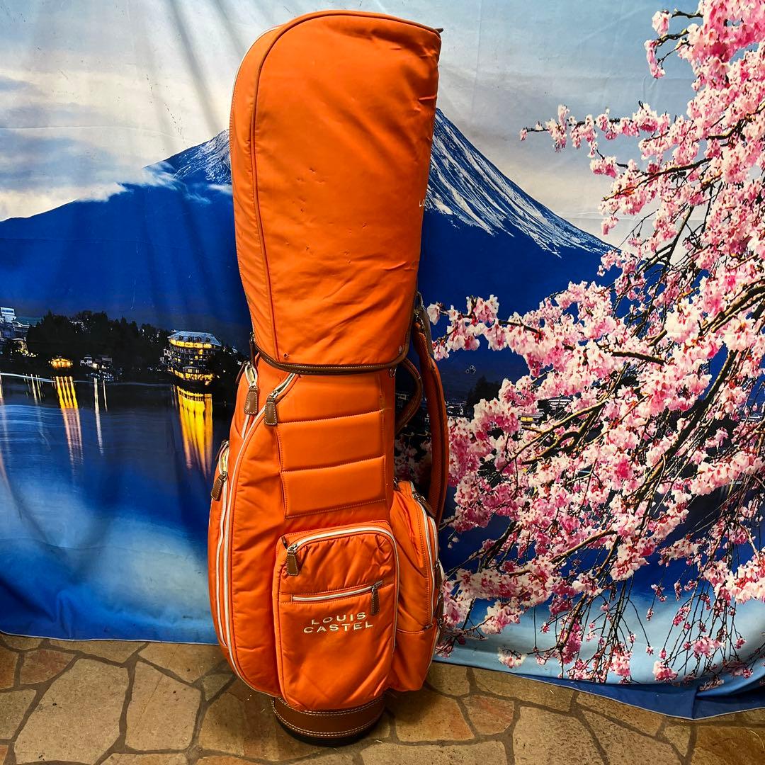 寶BT-1067 LOUIS CASTEL オレンジ キャディバッグ