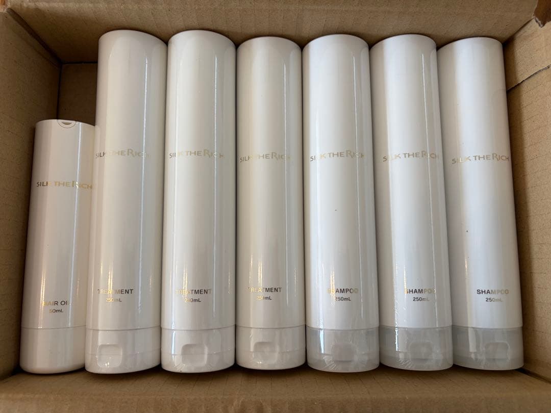 【7本セット】新品シルクザリッチ　シャンプー＆トリートメント各3本➕ヘアオイル