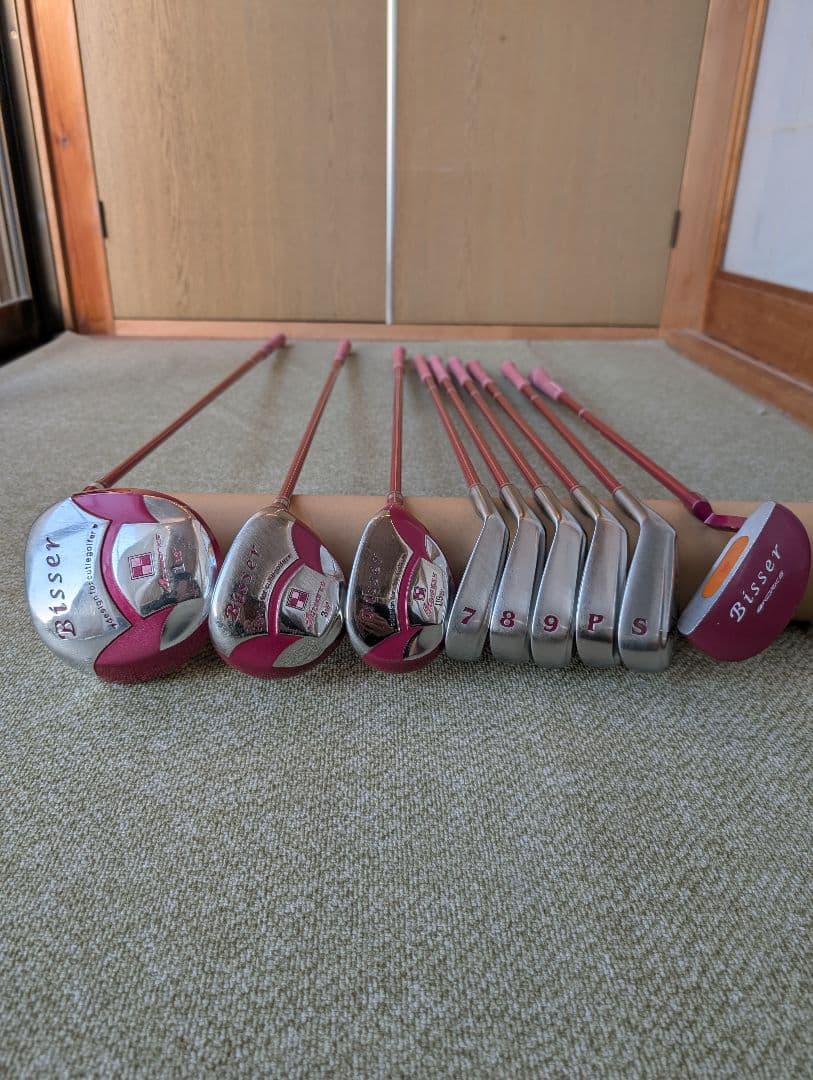 ワークスゴルフ Bisser レディースクラブ　9本セット　送料無料