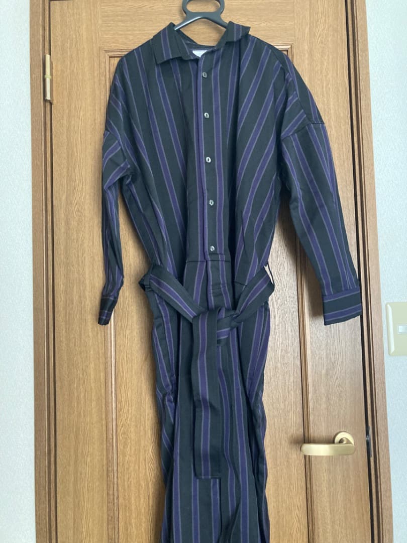 SHAREEF シャリーフ STRIPE JUMPSUIT