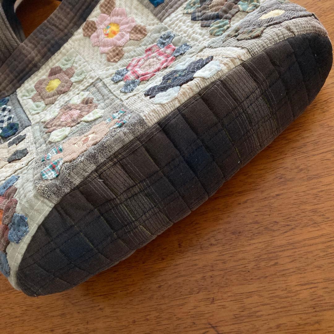パッチワークキルトのトートバッグ