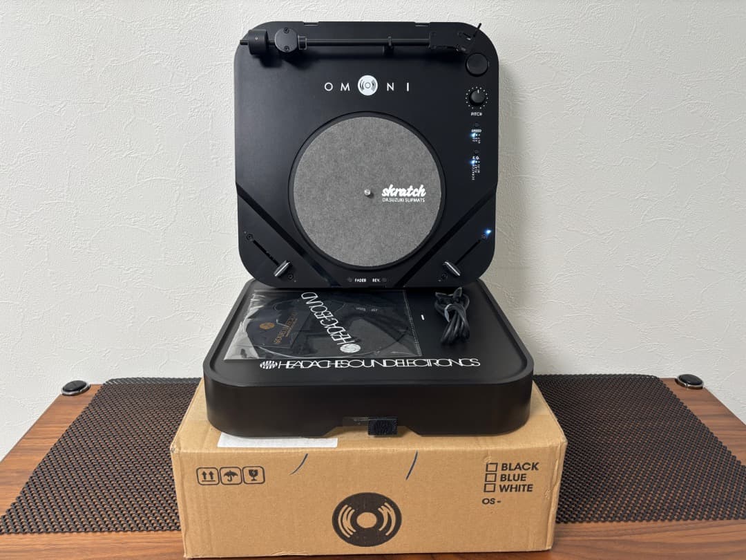 HEADACHE SOUND OMNI MATTE BLACK ターンテーブル