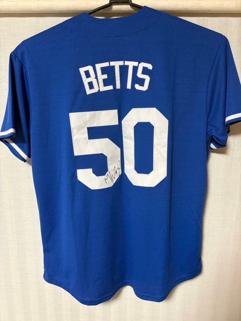 ロサンゼルス・ドジャース ユニフォーム 50 BETTS サイン入り