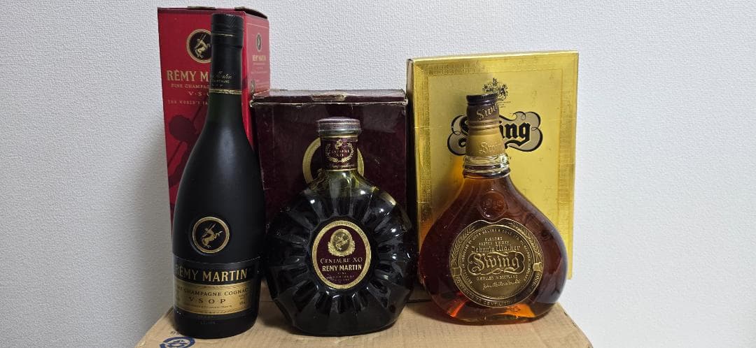 REMY MARTIN ブランデー ジョニーウォーカー ウイスキー 3本セット