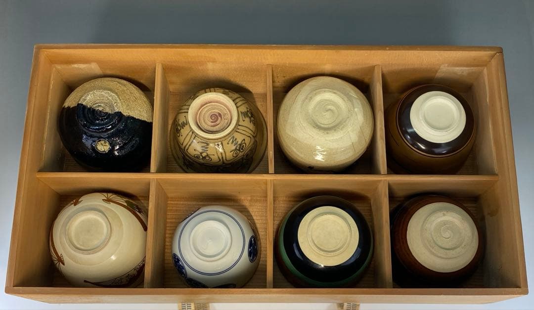 【茶道具】抹茶茶碗8個（合わせ箱）