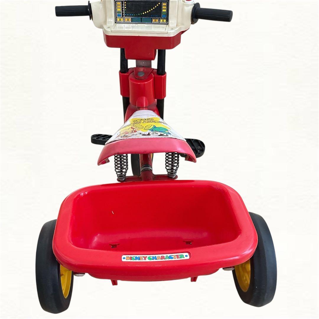 【来月に処分予定】Disney ディズニー　昭和平成レトロ音楽が鳴る子供用三輪車