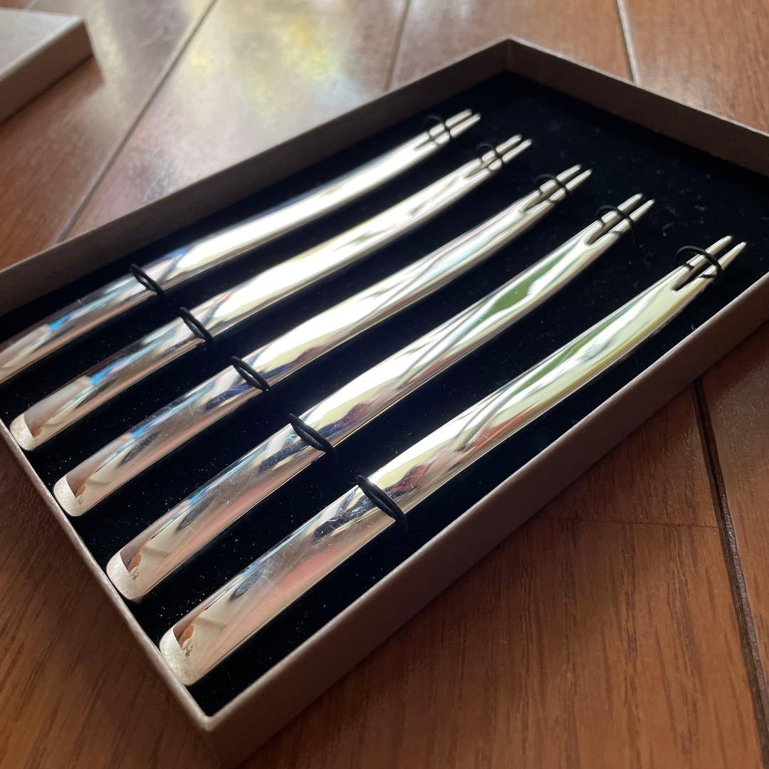 クリストフル　Christofle デザートフォーク　5本セット　シルバー製品