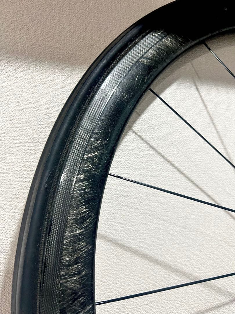 ◆TNIハブ仕様Carbonカーボンホイール前輪＆チューブラータイヤ付0.85g