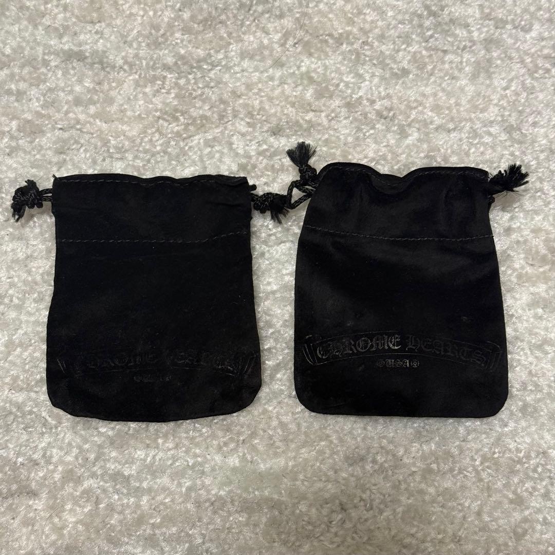 クロムハーツ 革袋 レザーポーチ 巾着 保存袋 6枚 サイズ小×4 中×2