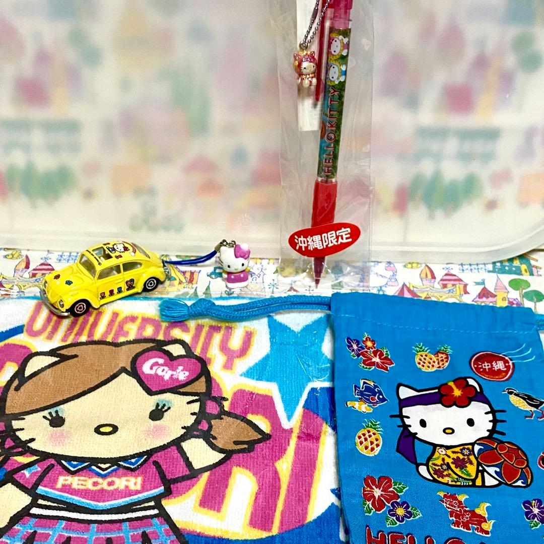 サンリオ ハローキティ まとめ売り レオパード ぬいぐるみ ご当地 ストラップ他