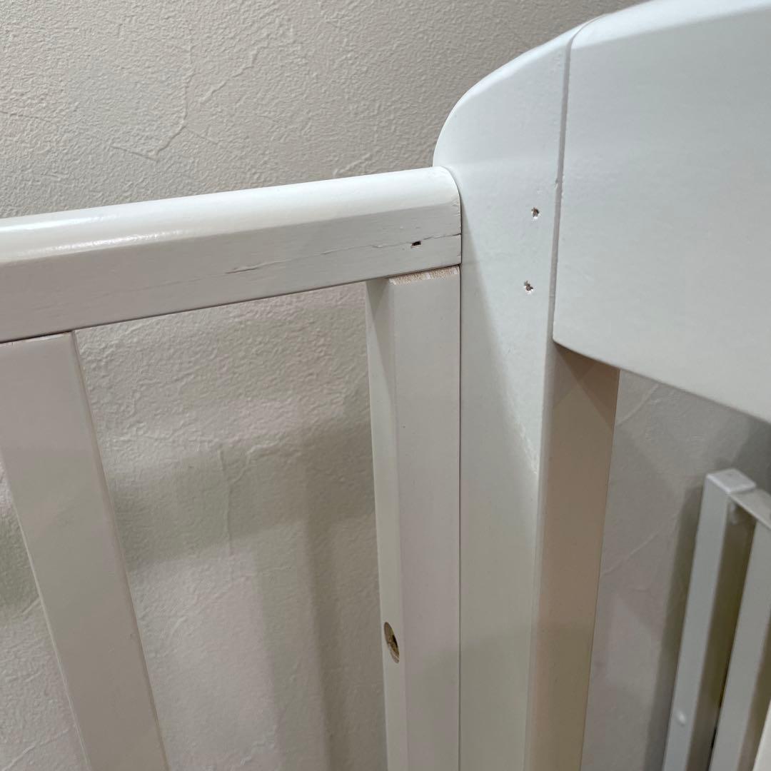 カトージ　ミニベビーベッド　ハイポジション(アーチ)