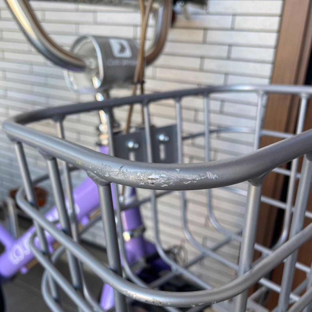 ルイガノ　k16プラス パープル　ラベンダー　自転車　16インチ　補助輪