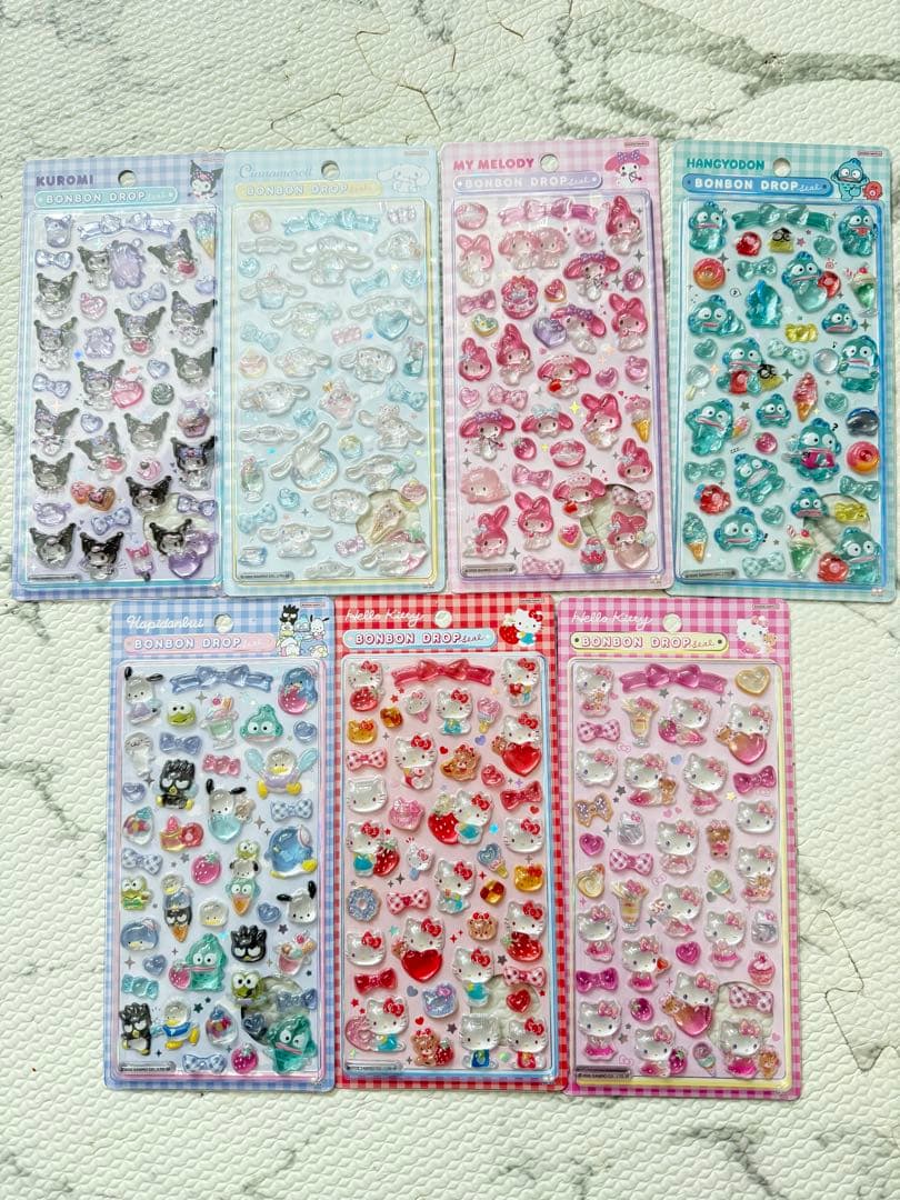 サンリオ ボンボンドロップシール 正規品 第一弾