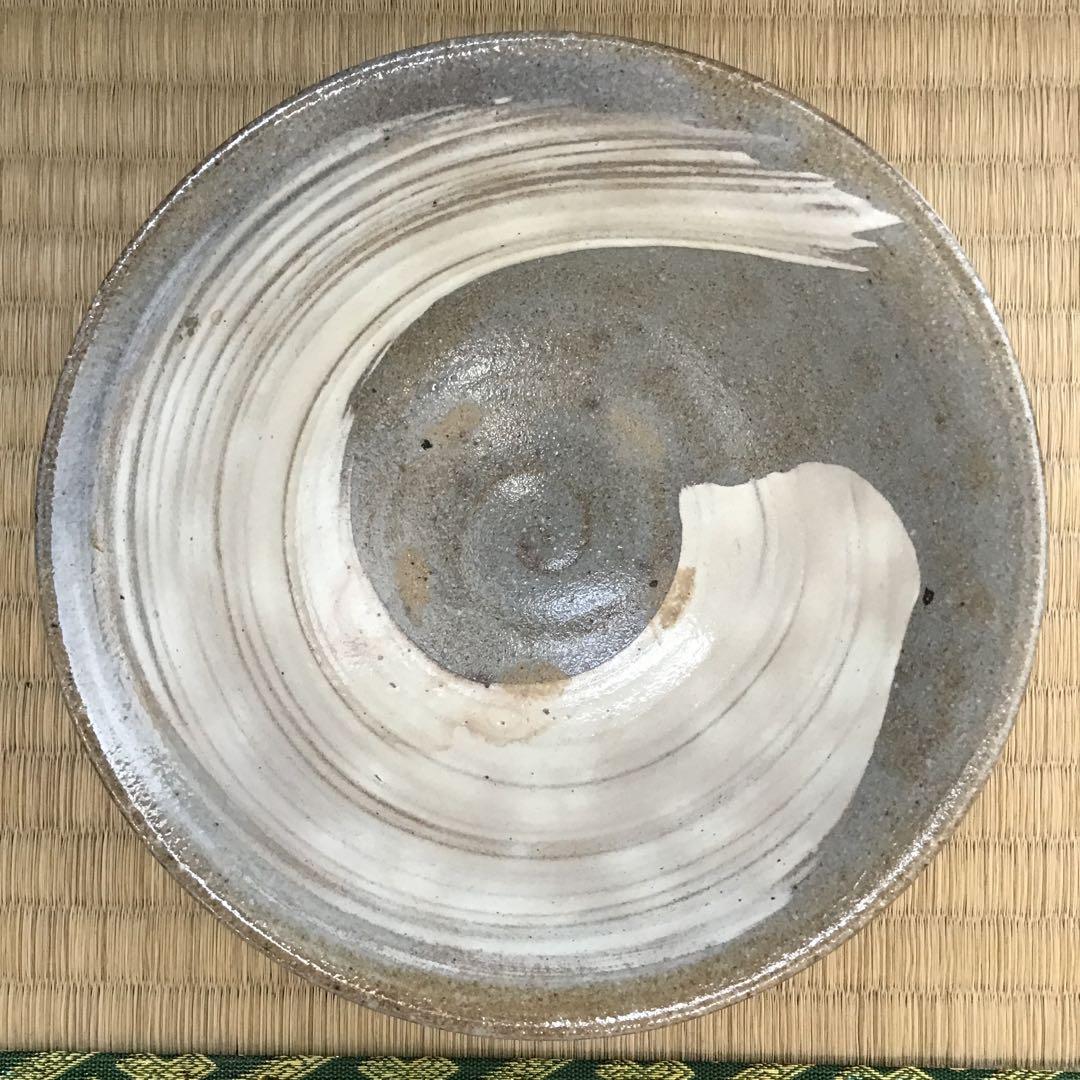 茶道具　茶碗　高麗焼茶碗　楽善斎　刷毛目茶碗　李方子　作　共箱　S217CW