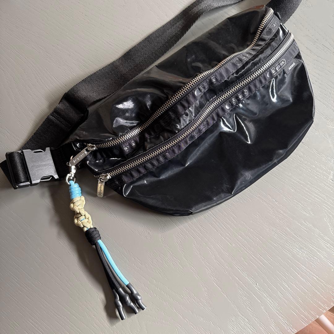 レスポ アメリ　DX BELT BAG W / CHRM ブラック