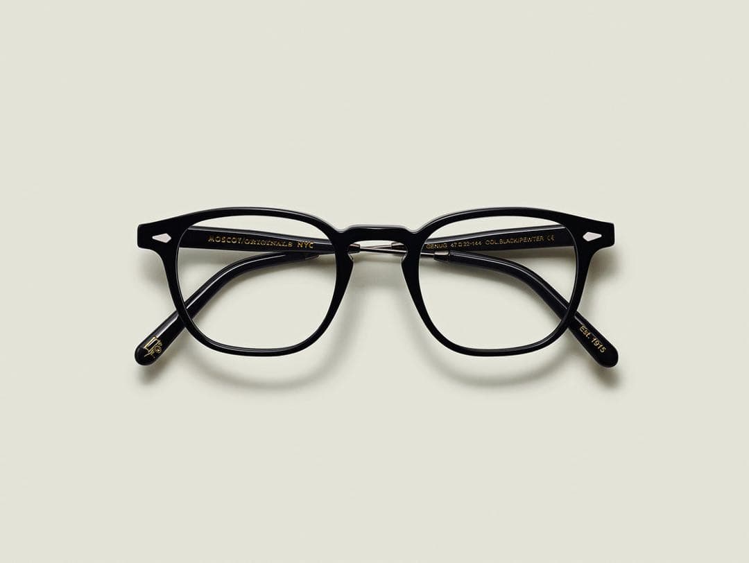 メガネ・老眼鏡 MOSCOT GENUG blak