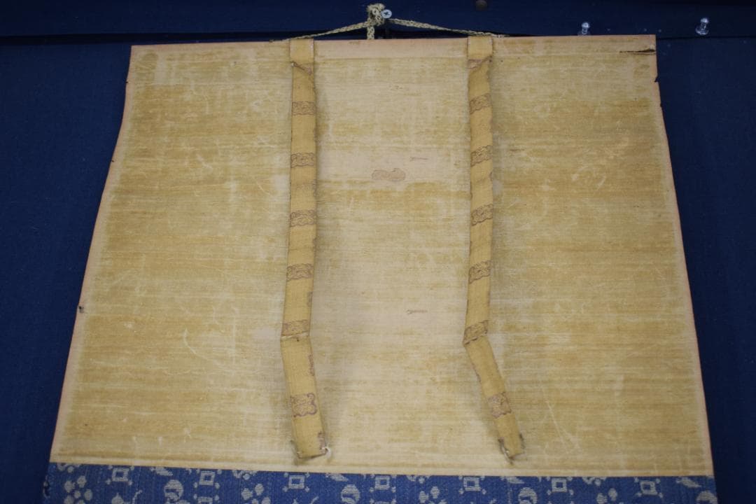 【真作】狩野栄信/伊川院/寿老人図/七福神の内の一人/掛軸☆宝船☆Z-142