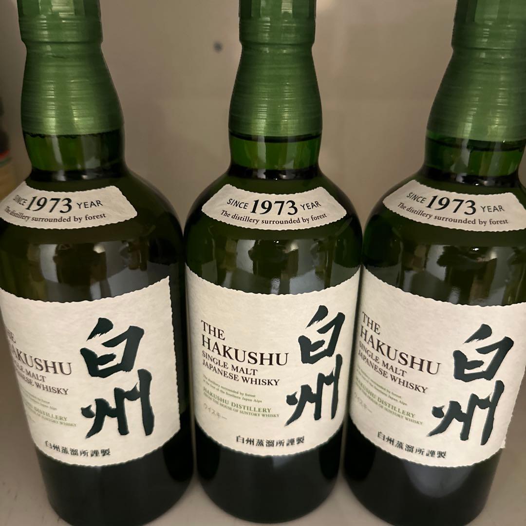 白州 シングルモルトウイスキー 700ml 3本セット