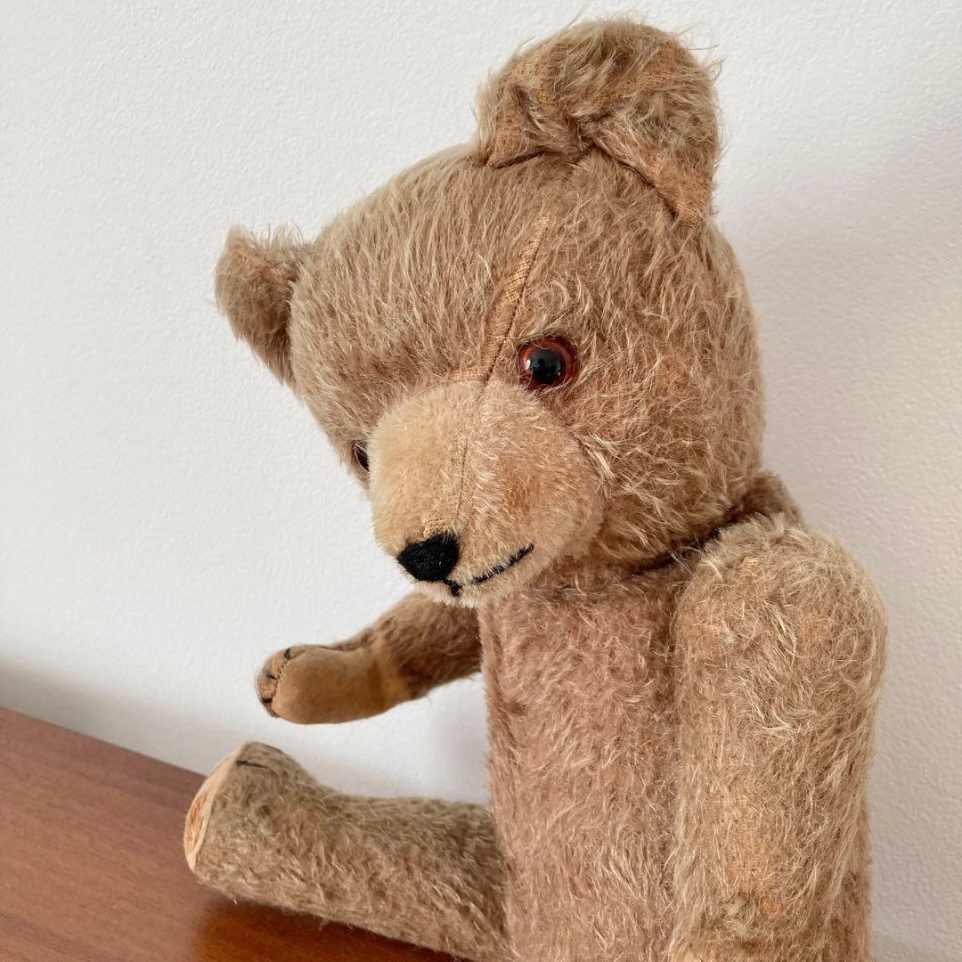 アンティークベア　テディベア　ミルクティー　ドイツ　ヴィンテージ