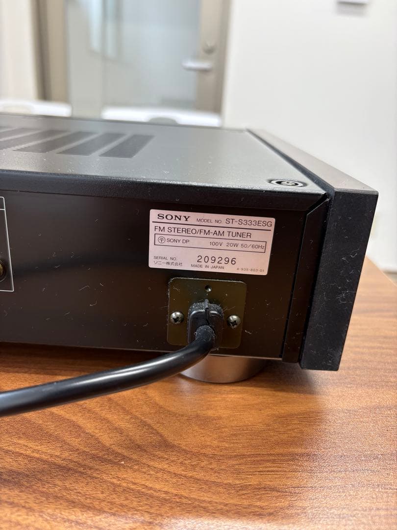 SONY ST-S333ESG FMステレオ/FMAMチューナー