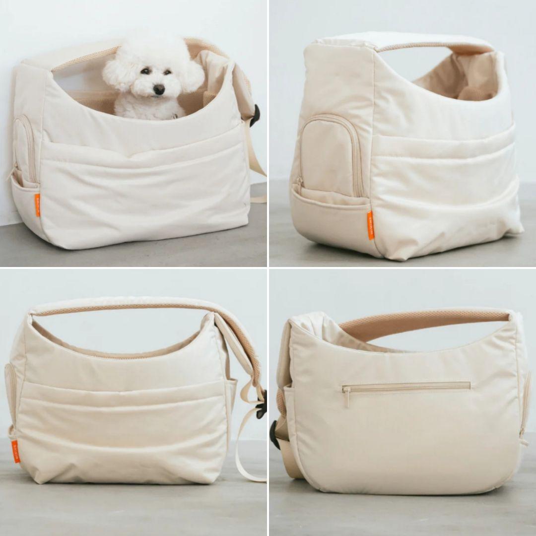 MINIME(ミニミー)❤犬用スリングキャリーバッグ M アイボリー