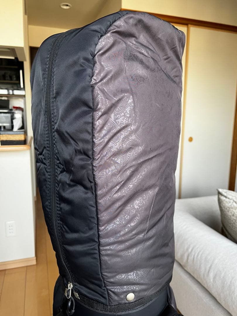 美品アディダス　COREカートキャディバッグ8 QR743 ペイズリー柄　9型