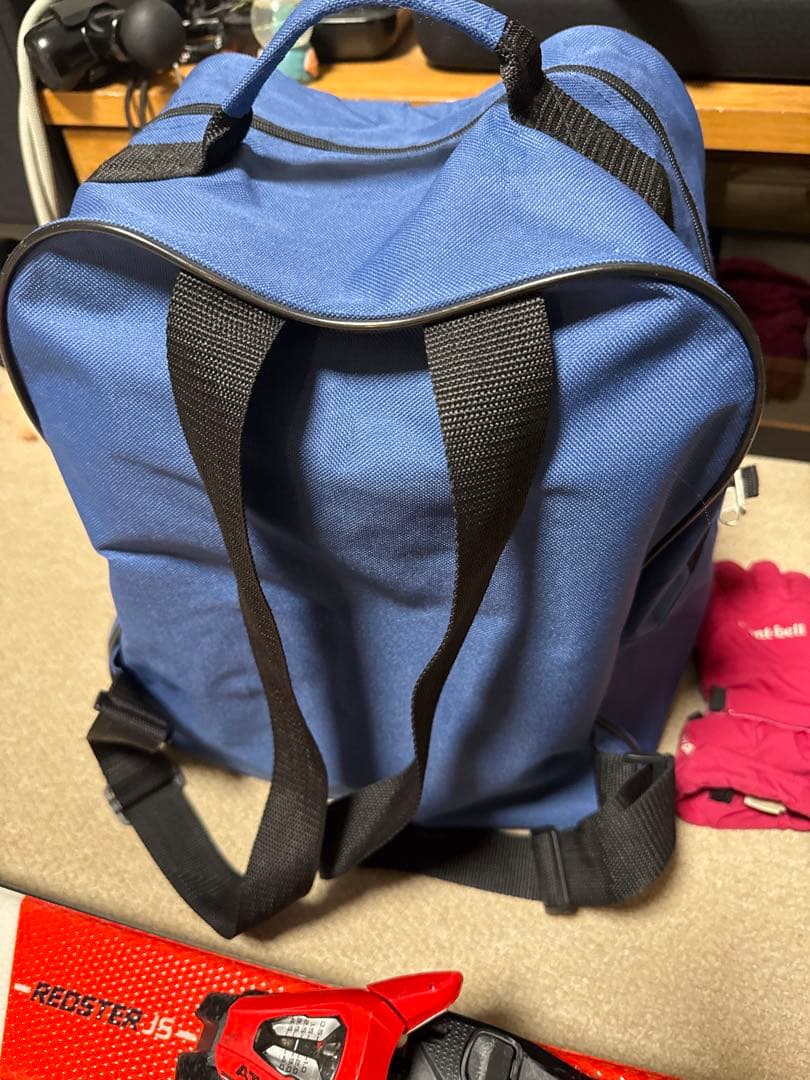 ATOMIC ジュニア用スキーセット 赤 110cm相当