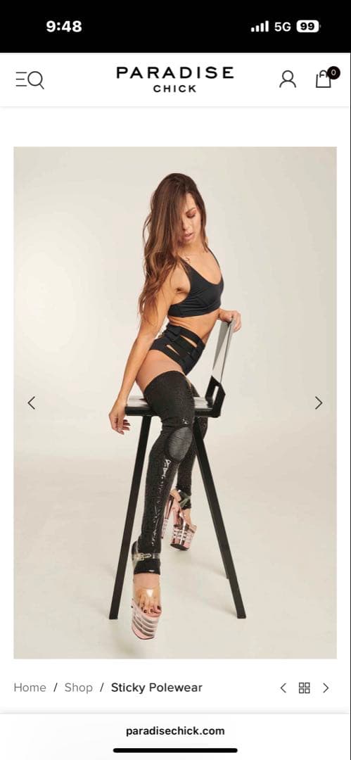 スティッキーポールウェア ブラック