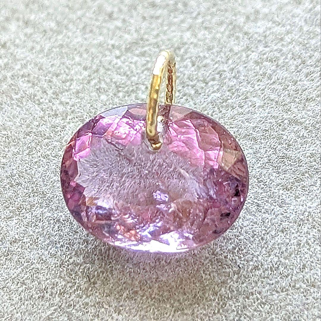 ♢N♢K18 ラベンダーピンクトルマリン 3.57ct　　ペンダントトップ