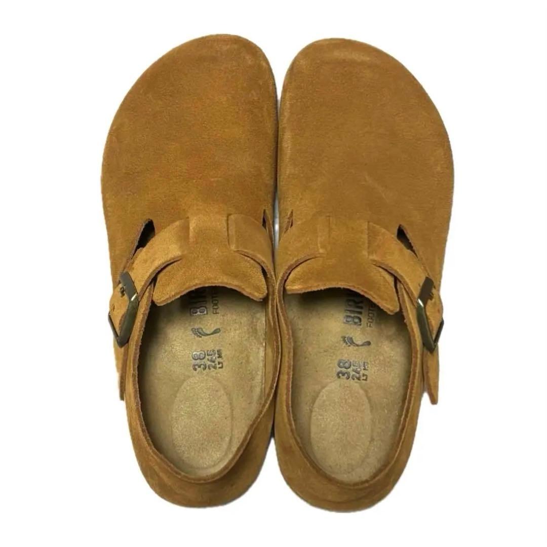 ビルケンシュトック ロンドン スエード ミンク 24.5cm ナロー