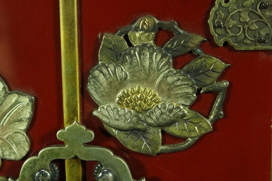 大阪 尚美堂造 純銀飾 宝石箱(K-LC805)