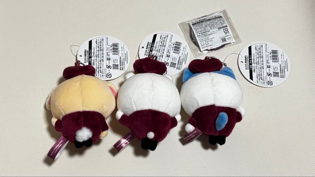 ちいかわ×阪急電車コラボマスコット (ちいかわ うさぎ ハチワレ 3種)タグ付き