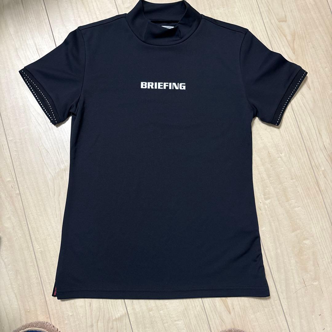 BRIEFING ブラック Sサイズ モックネック