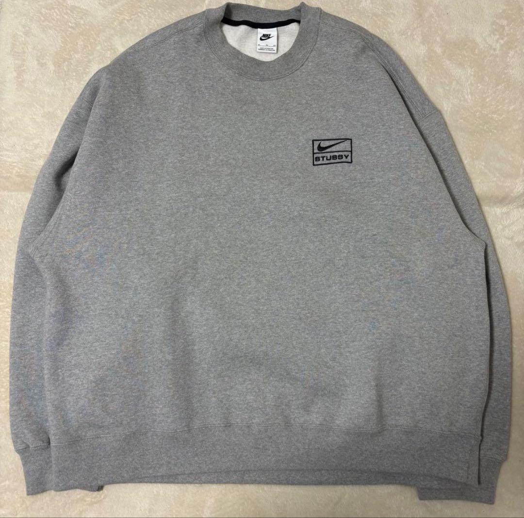 Nike STUSSY グレー XL トレーナー