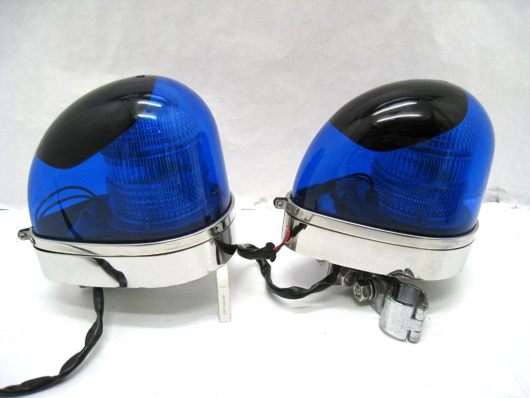 小糸製作所　パトライト フラッシュライト 青 12V 防眩 旧車 バイク