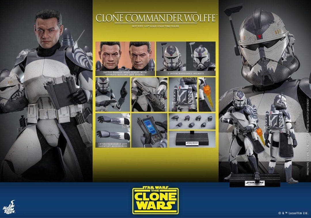 ホットトイズTMS141スター・ウォーズ コマンダー・ウォルフ Wolffe