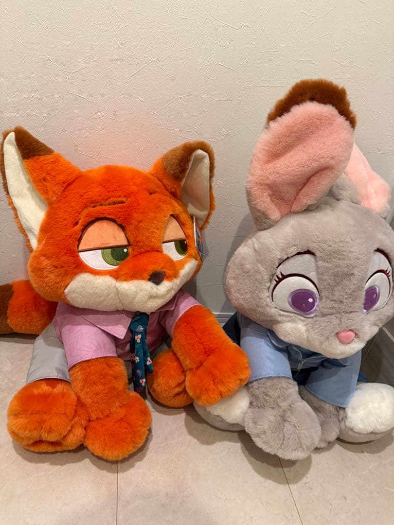 新品ズートピア2 ジュディニック ぬいぐるみ コストコ ブランケット付