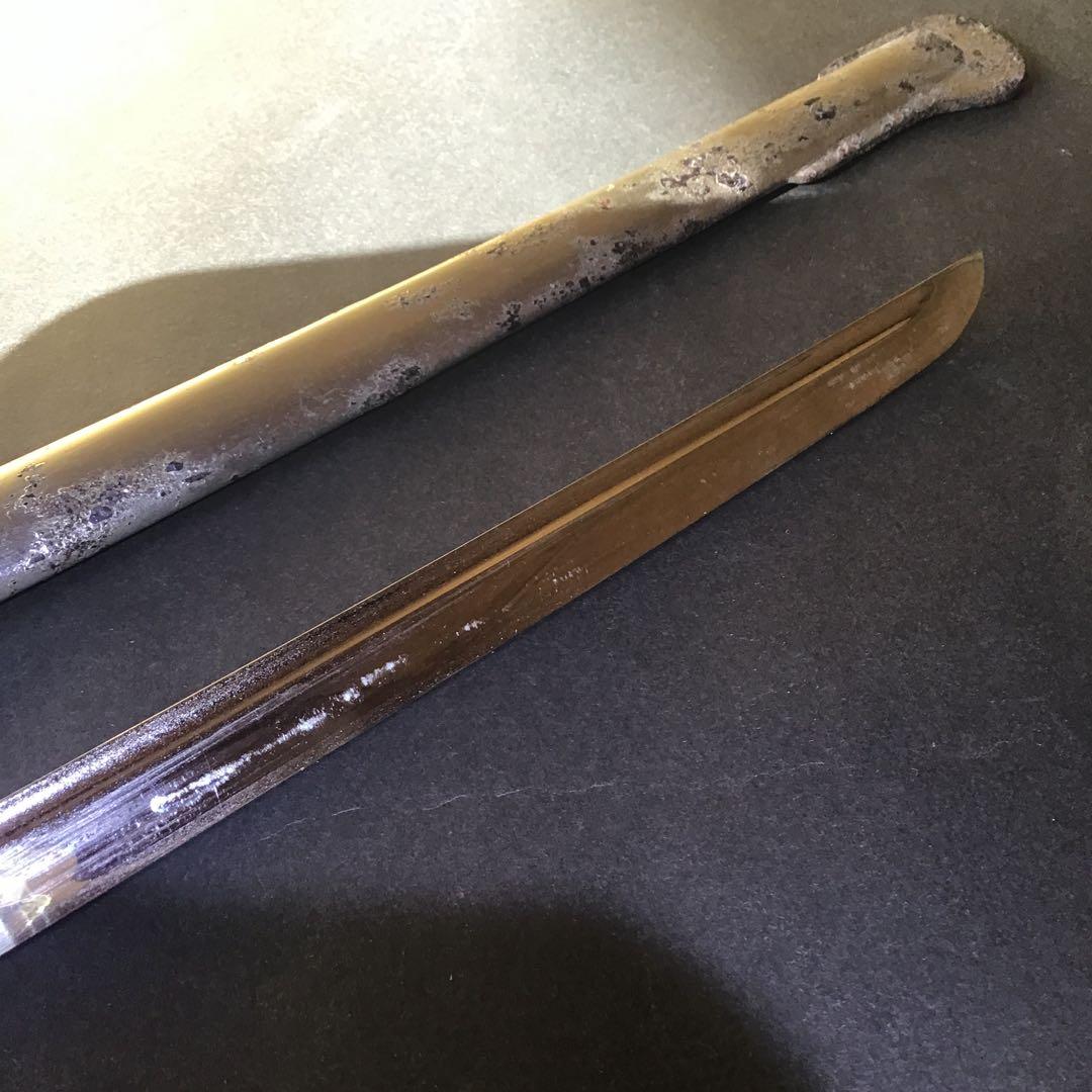 戦前昭和　指揮刀　丸ニ鷹の羽家紋　特注サーベル